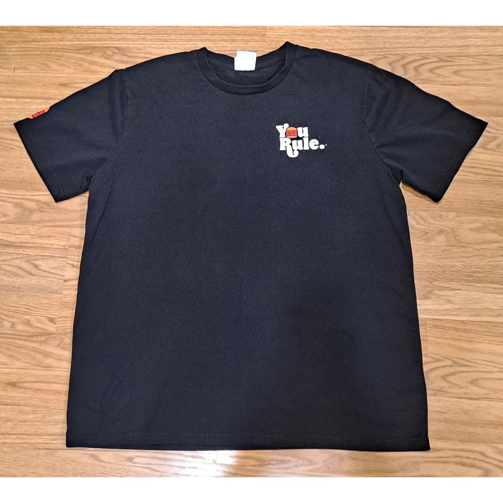 Burger King You Rule Graphic Shirt Black Size M/L